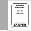 Hyster Electric Motor Rider Trucks A401 A402 (J1.50-1.75EX, J2.00-2.50 EX) Parts Manual 4046066